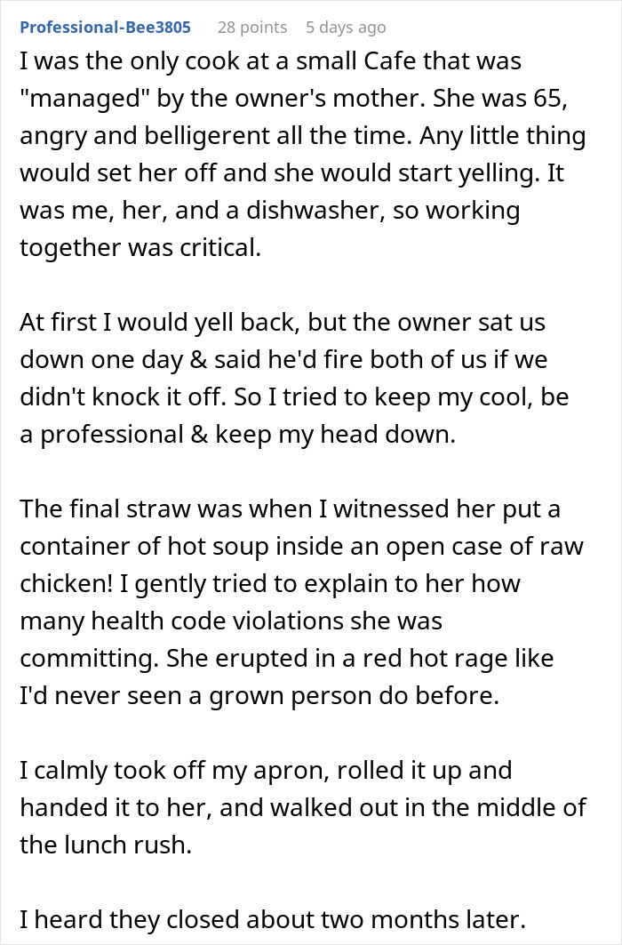 Employee Gets Verbally Jumped By Company Grump, Responds With Malicious Compliance And Gets Grump Quietly Fired Within Hours