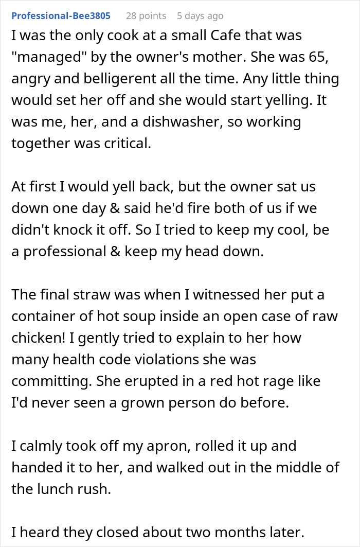 Employee Gets Verbally Jumped By Company Grump, Responds With Malicious Compliance And Gets Grump Quietly Fired Within Hours Employee Gets Verbally Jumped By Company Grump, Responds With Malicious Compliance And Gets Grump Quietly Fired Within Hours