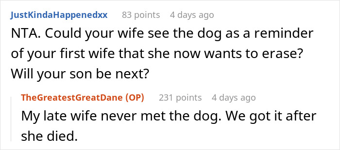 Wife Says Husband Is Prioritizing The Dog Over Her Pregnancy After He Refuses To Get Rid Of It And Break His Son's Heart Wife Says Husband Is Prioritizing The Dog Over Her Pregnancy After He Refuses To Get Rid Of It And Break His Son's Heart