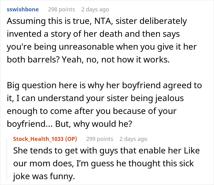 Woman Fakes Her Own Death As “A Little Test”, Proceeds To Ruin Her Relationship With Her Sister