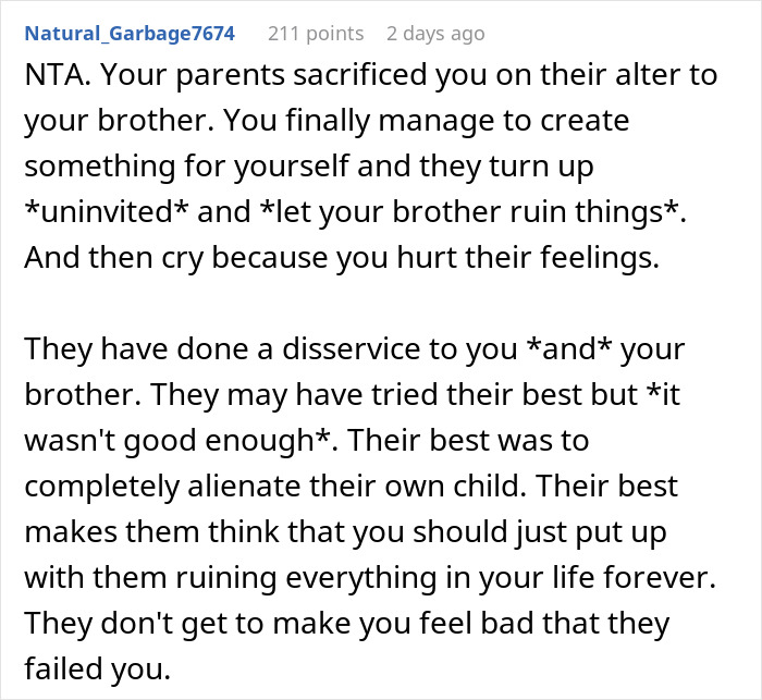 Brother Gets Prioritized Over Sister For The Entirety Of Her Life, She Snaps After He Destroys Her Prized Possessions As An Adult Brother Gets Prioritized Over Sister For The Entirety Of Her Life, She Snaps After He Destroys Her Prized Possessions As An Adult