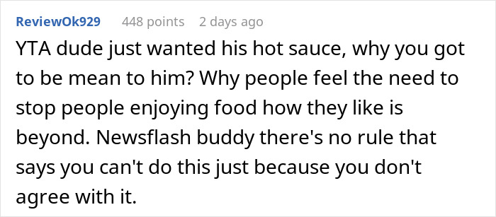 Guy Doesn't Allow Sister's BF To Ruin His Italian Dish With Asian Hot Sauce, Drama Ensues Guy Doesn't Allow Sister's BF To Ruin His Italian Dish With Asian Hot Sauce, Drama Ensues