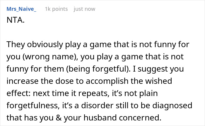 In-Laws Keep Addressing Their DIL By The Wrong Name, Later Get Humbled At A Birthday Celebration In-Laws Keep Addressing Their DIL By The Wrong Name, Later Get Humbled At A Birthday Celebration