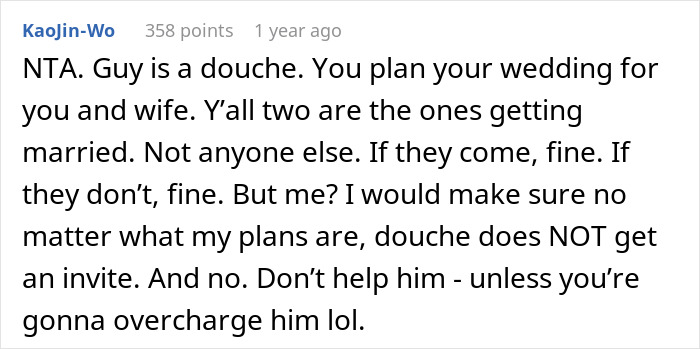 ‘Guestzilla’ Blasts Newlyweds For Choosing ‘Wrong’ Place For Wedding, Then Asks Groom For Help As If Nothing Had Happened ‘Guestzilla’ Blasts Newlyweds For Choosing ‘Wrong’ Place For Wedding, Then Asks Groom For Help As If Nothing Had Happened