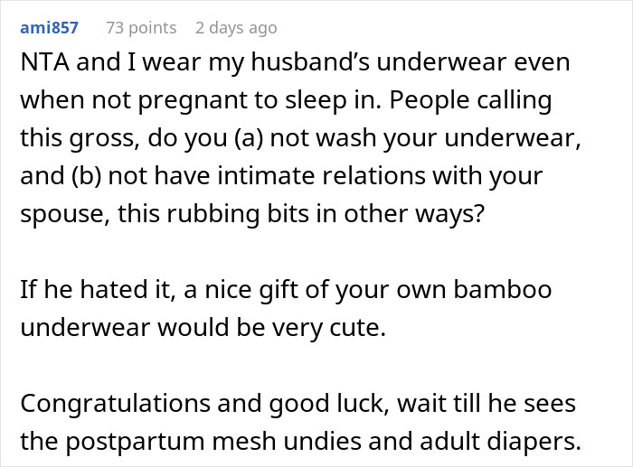 Husband Flips Out At Pregnant Wife For Borrowing His Underwear, Wife Left Confused About What's The Real Reason