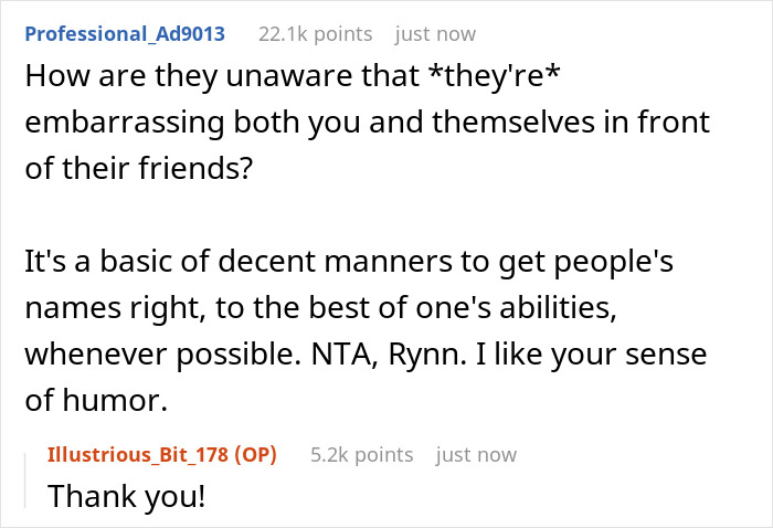 In-Laws Keep Addressing Their DIL By The Wrong Name, Later Get Humbled At A Birthday Celebration In-Laws Keep Addressing Their DIL By The Wrong Name, Later Get Humbled At A Birthday Celebration