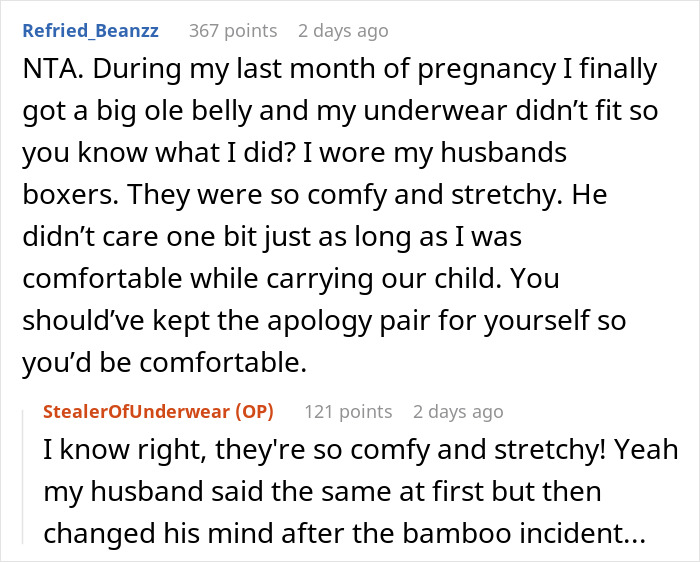 Husband Flips Out At Pregnant Wife For Borrowing His Underwear, Wife Left Confused About What's The Real Reason Husband Flips Out At Pregnant Wife For Borrowing His Underwear, Wife Left Confused About What's The Real Reason