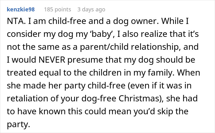 Woman Is Offended Her Dog Wasn't Welcome At Brother's Christmas, Bans His Child From Her New Year's, Goes Livid When The Brother Doesn't Come
