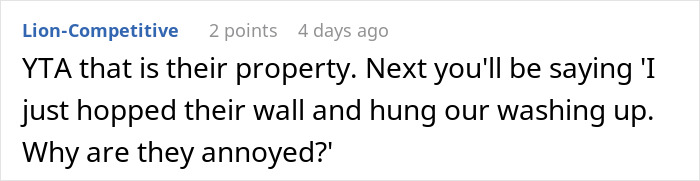 Person Doesn’t See A Problem With Briefly Using Their Neighbors’ Driveway While They’re Away On Holiday Person Doesn’t See A Problem With Briefly Using Their Neighbors’ Driveway While They’re Away On Holiday