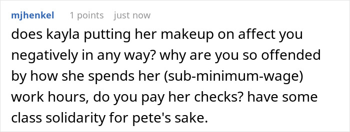 Waitress Loses Her Well-Tipping Table After Absolutely Insisting She Needs To Do Her Makeup For 15 Minutes Waitress Loses Her Well-Tipping Table After Absolutely Insisting She Needs To Do Her Makeup For 15 Minutes