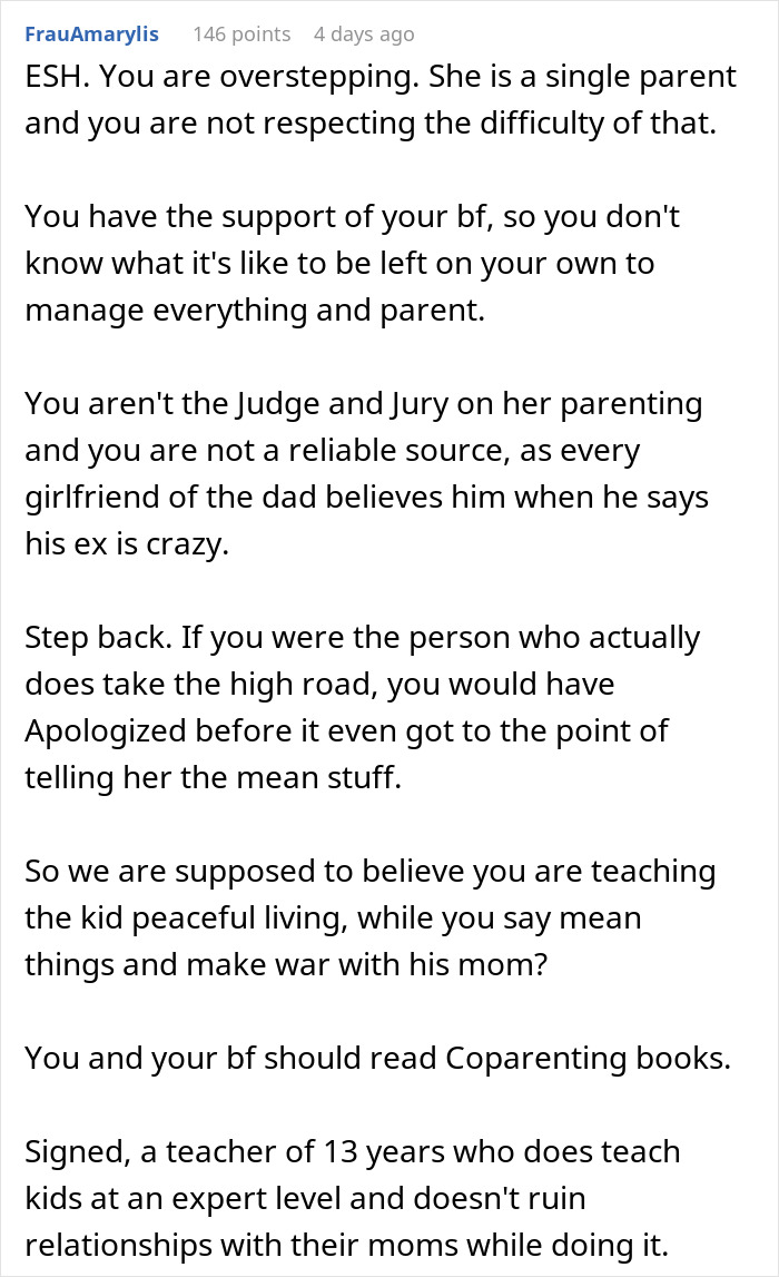 "Go Make Your Own Kids": Mom Loses It On Ex's New Girlfriend For Teaching Her Son "New Age" Phrases