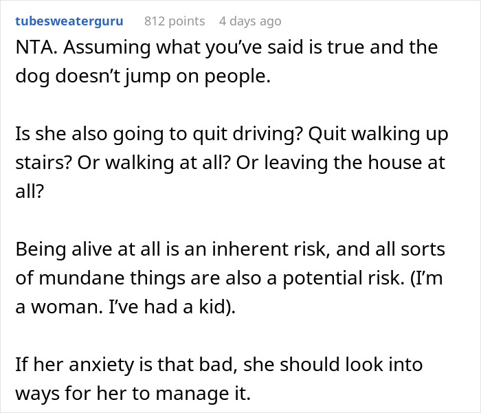 Wife Says Husband Is Prioritizing The Dog Over Her Pregnancy After He Refuses To Get Rid Of It And Break His Son's Heart Wife Says Husband Is Prioritizing The Dog Over Her Pregnancy After He Refuses To Get Rid Of It And Break His Son's Heart