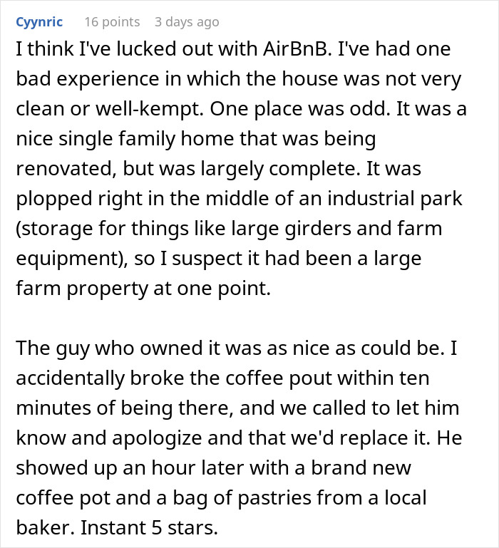 Airbnb Host Ruins Woman's Vacation So She Ruins His Illegal Business Airbnb Host Ruins Woman's Vacation So She Ruins His Illegal Business