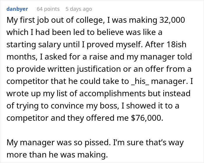 Burned-Out Employee Asks For A Pay Raise, Is Told To ‘Go Get Another Offer’ And He Maliciously Complies Burned-Out Employee Asks For A Pay Raise, Is Told To ‘Go Get Another Offer’ And He Maliciously Complies