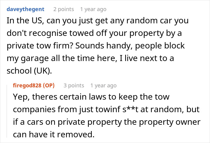 Entitled Parents Throw A Scene After Parking In This Guy's Driveway, Call The Cops On Him, Get Themselves Towed And Nearly Arrested Instead Entitled Parents Throw A Scene After Parking In This Guy's Driveway, Call The Cops On Him, Get Themselves Towed And Nearly Arrested Instead