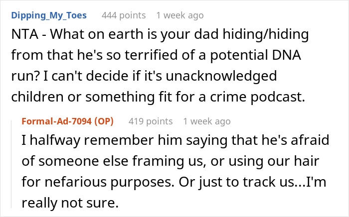 Dad Finds Daughter's Hair In The Trash Instead Of In A Designated Drawer, Gets Upset She's Putting Herself In Danger Dad Finds Daughter's Hair In The Trash Instead Of In A Designated Drawer, Gets Upset She's Putting Herself In Danger