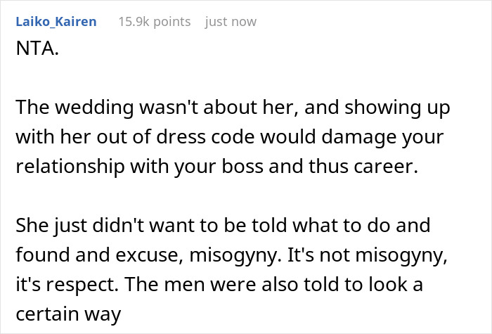 Guy Leaves For Boss's Wedding Alone After Seeing How Girlfriend Looks, Her Friends Call Him Cruel And Sexist, But The Internet Backs Him Up