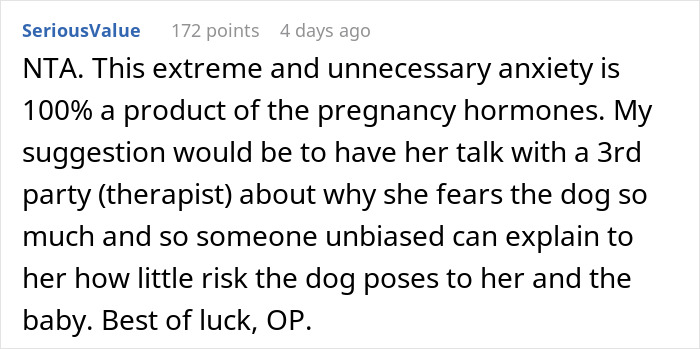 Wife Says Husband Is Prioritizing The Dog Over Her Pregnancy After He Refuses To Get Rid Of It And Break His Son's Heart Wife Says Husband Is Prioritizing The Dog Over Her Pregnancy After He Refuses To Get Rid Of It And Break His Son's Heart