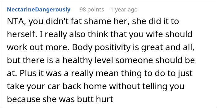 Wife Leaves Husband Stranded In A Train Station After He "Fat-Shames" Her But The Internet Sides With Him
