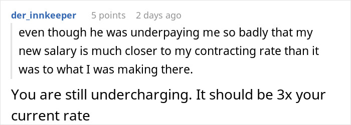 Employee Quits And Charges 3 Times His Salary To Answer Any Questions, Ex-Boss Is Furious Employee Quits And Charges 3 Times His Salary To Answer Any Questions, Ex-Boss Is Furious