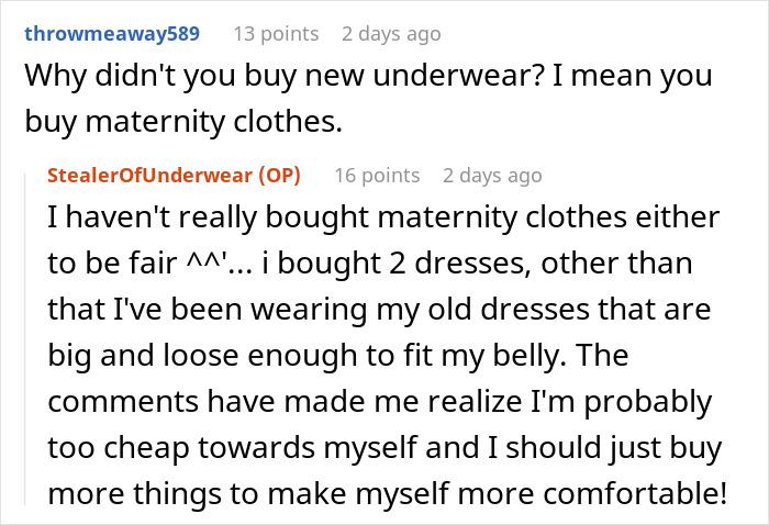 Husband Flips Out At Pregnant Wife For Borrowing His Underwear, Wife Left Confused About What's The Real Reason Husband Flips Out At Pregnant Wife For Borrowing His Underwear, Wife Left Confused About What's The Real Reason