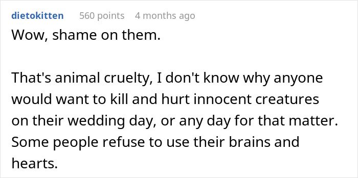 People Online Are Applauding This Wedding Photographer’s Views On Live Animal Use During Celebrations People Online Are Applauding This Wedding Photographer’s Views On Live Animal Use During Celebrations