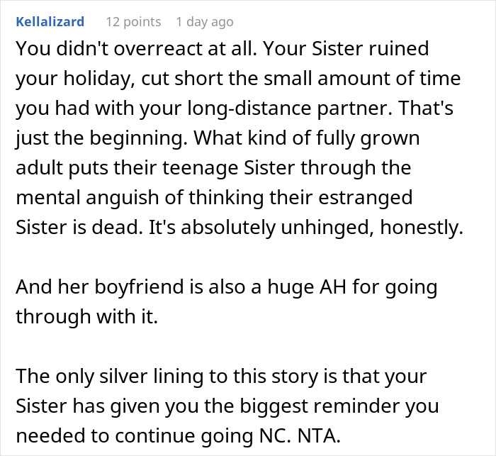 Woman Fakes Her Own Death As “A Little Test”, Proceeds To Ruin Her Relationship With Her Sister