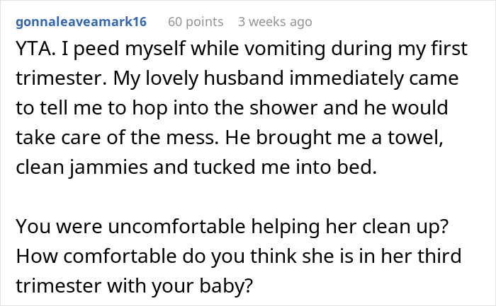 Man Asks If He Was Wrong Not To Help His Wife After She Had 'An Accident', Gets A Reality Check