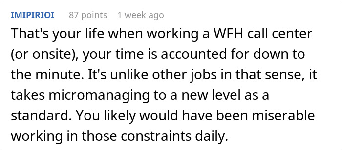 “What Did You Think Would Happen?”: Call Center Dismisses A New Hire After They Stepped Away From The Camera For 10 Minutes “What Did You Think Would Happen?”: Call Center Dismisses A New Hire After They Stepped Away From The Camera For 10 Minutes
