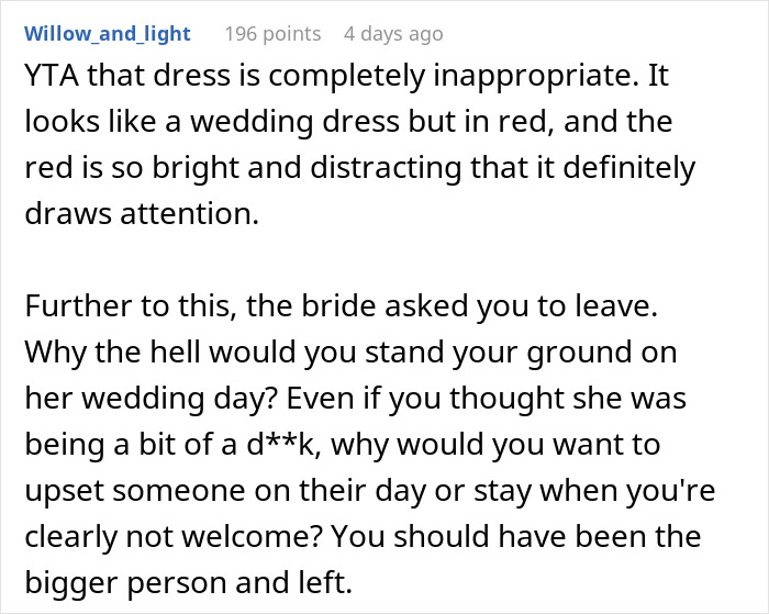 Woman Gets Called Out For Attempting To Outshine The Bride At Her Ex’s Wedding, Takes It Online To Complain But Finds No Support