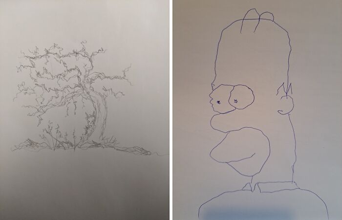 Hey Pandas, Try To Draw With Your Non-Dominant Hand (Closed)