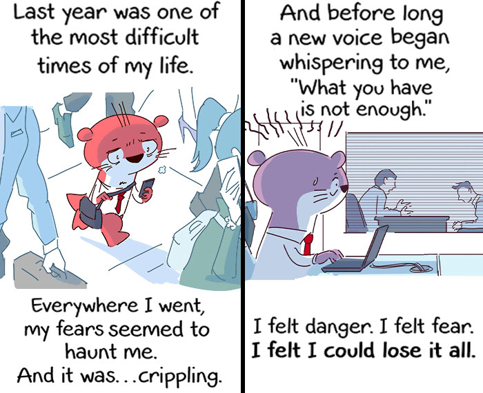 “I’m Doing My Best”: My Wholesome Comic About An Otter Who Overcame His Fears