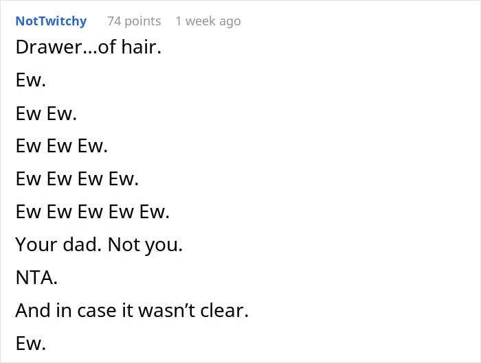 Dad Finds Daughter's Hair In The Trash Instead Of In A Designated Drawer, Gets Upset She's Putting Herself In Danger Dad Finds Daughter's Hair In The Trash Instead Of In A Designated Drawer, Gets Upset She's Putting Herself In Danger