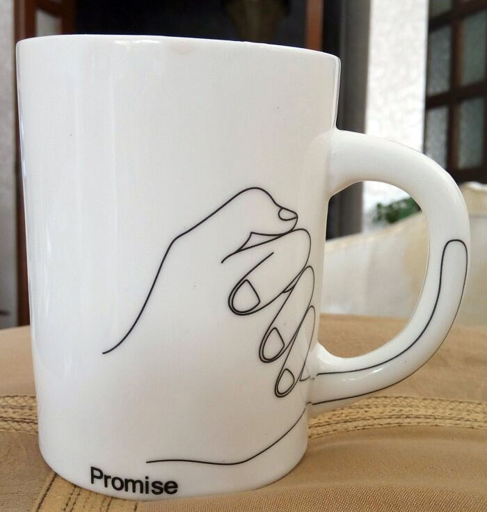Let's Give This Mug A Pinky And Call It A Valentine's Gift. Genius