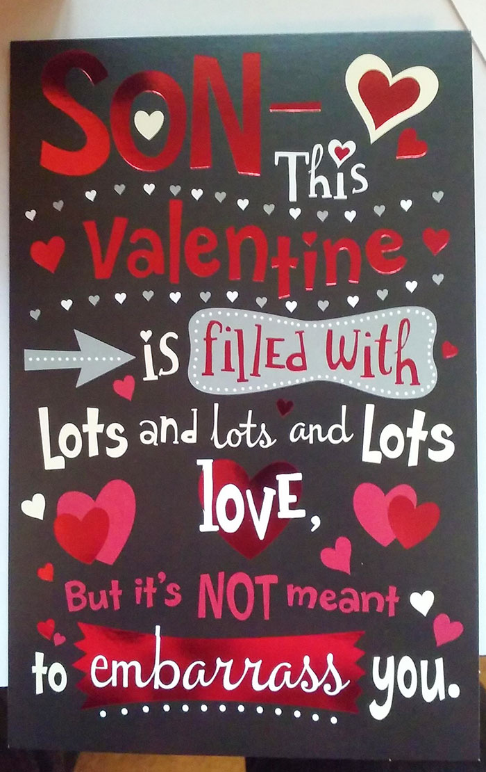 This Valentine's Day Card Is Missing The "Of" Before Love