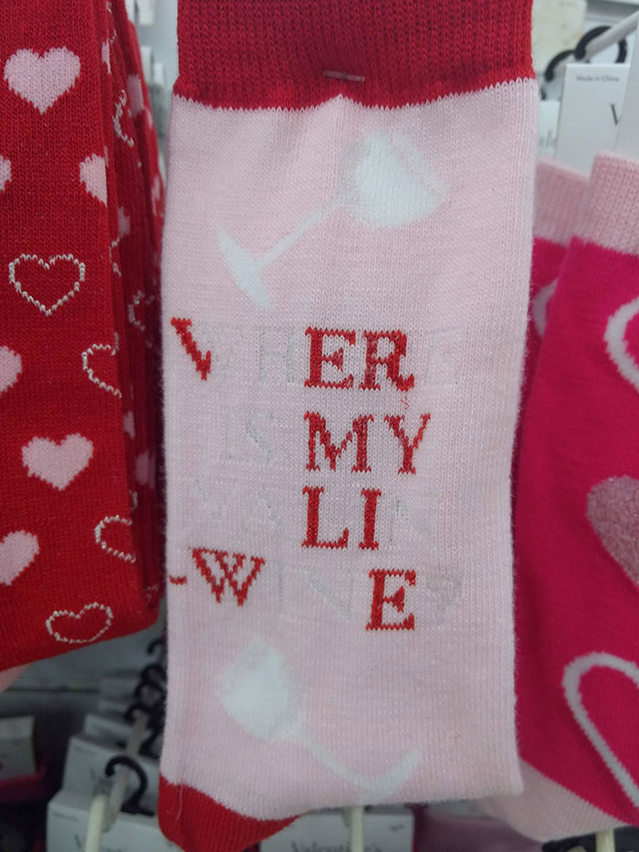 Truly Captivating Valentine's Day Socks