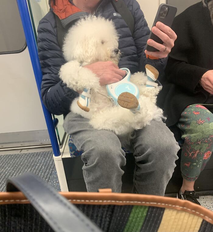 On The Tube. Look At His Boots!!