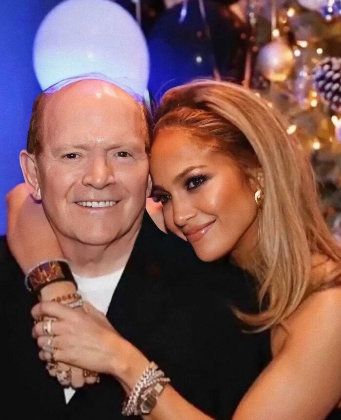 Jennifer Lopez And Her Father David Lopez