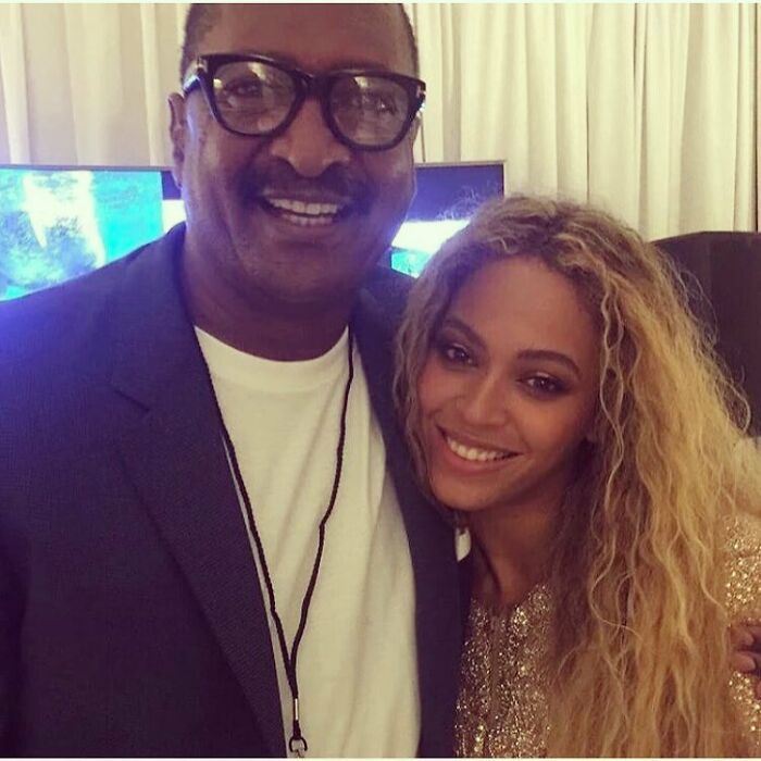 Beyoncé And Her Father Mathew Knowles