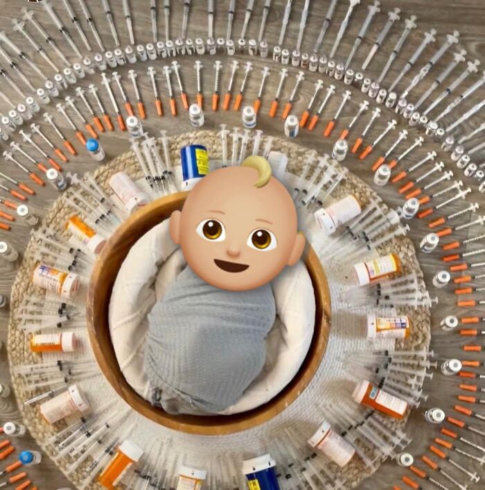 Imagine Putting Your Precious Infant In The Middle Of All The 💉☣️ Hazardous & Sharp Medical Waste 💉☣️ You’ve Been Hoarding For Months/Years!