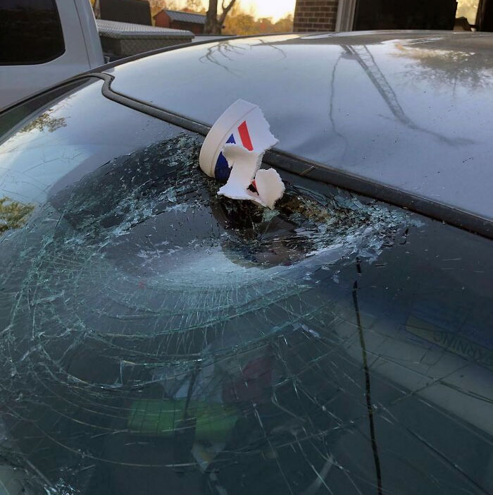 If You Are Ever Tempted To Throw Your Styrofoam Cup Of Soda Out The Window On The Highway, Don't