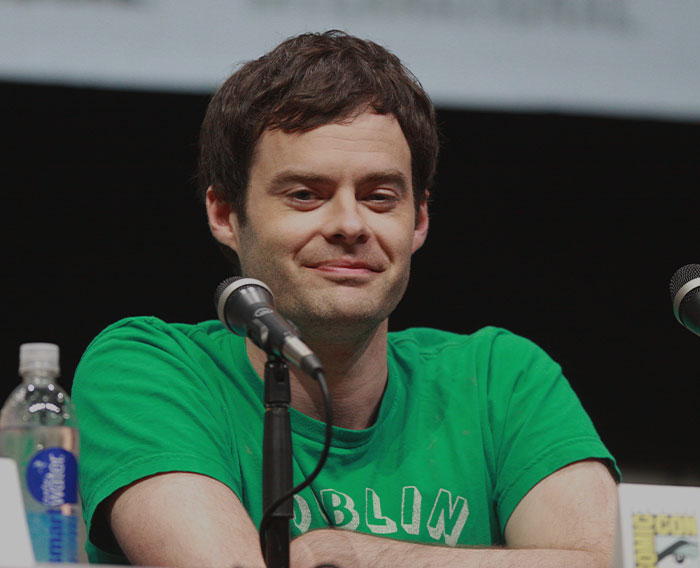Picture of Bill Hader wearing green shirt