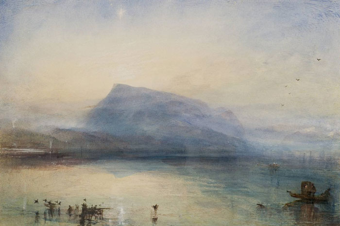 The Blue Rigi, Sunrise By J. M. W. Turner