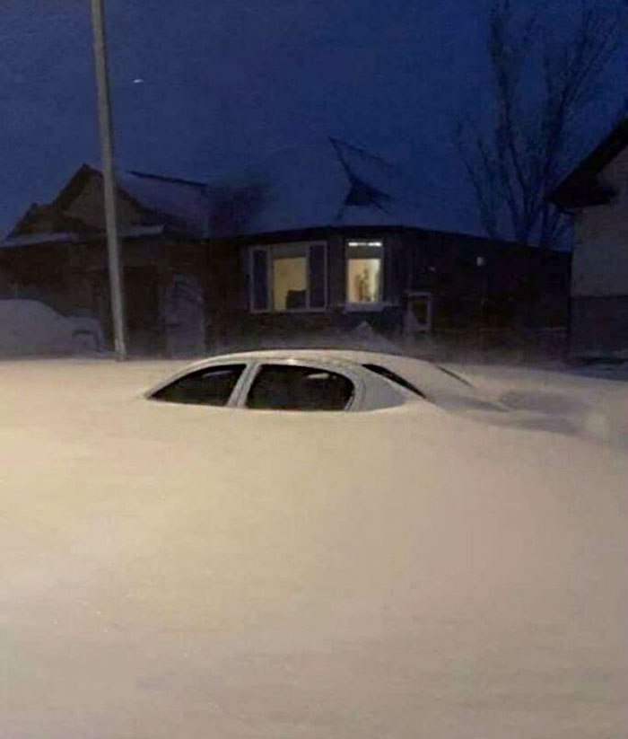 We Got A Bit Of A Snowstorm This Weekend In Saskatchewan