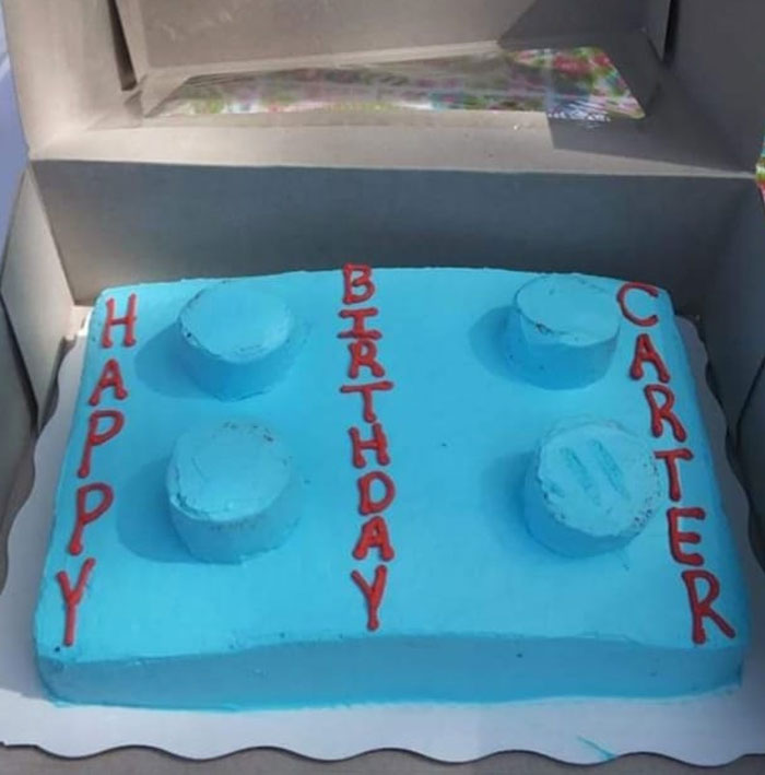 A Lady Was Looking For A LEGO Cake And Another Lady Chimed In To Recommend Where She Got This LEGO Cake For Her Son's Birthday