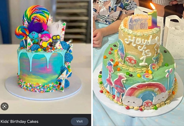 Left: The Ops Request. Right: The Local Bakery's Interpretation