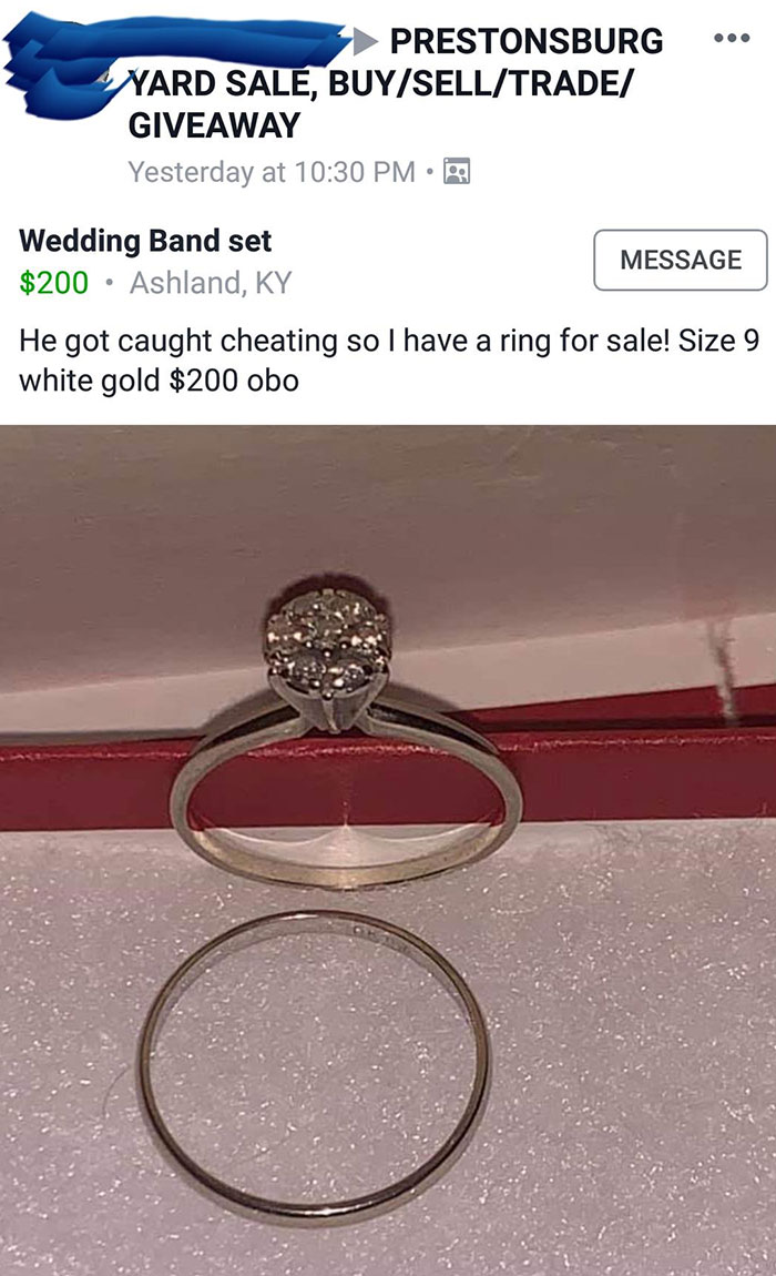 Posted 2 Days Before Valentine's Day On The Local Marketplace