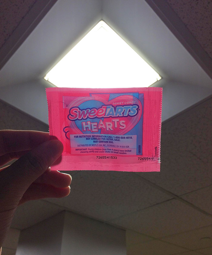 Empty Candy Bag On Valentine's Day
