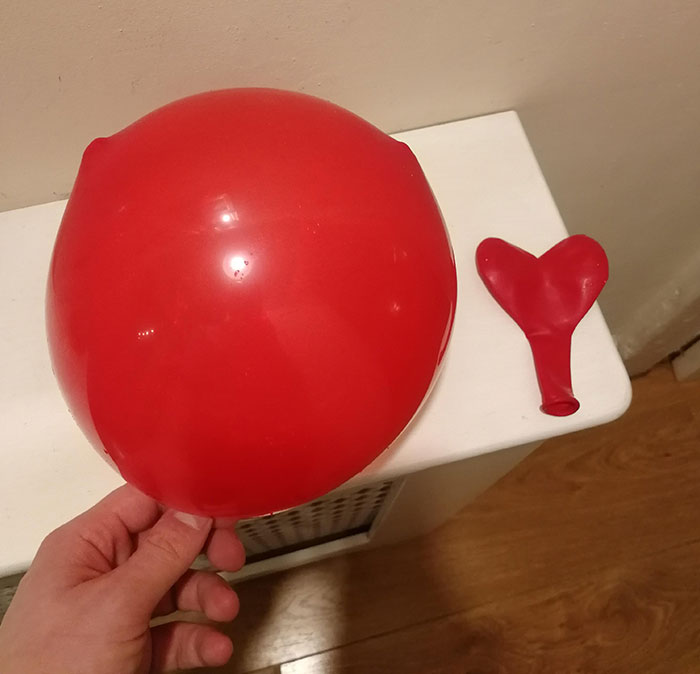 I'm Working Late Tomorrow And Thursday So Putting In Some Early Work For Valentine's Day. Top-Notch Effort On The Heart-Shaped Balloons ASDA