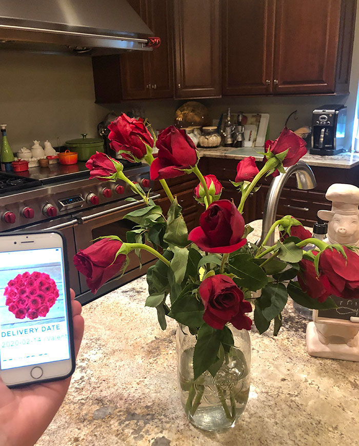 My Boyfriend Ordered Me Flowers For Valentine’s Day
